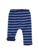 Baker reversible baggy pant - navy and stripes