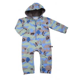 Hooded jumpsuit bruno the bear